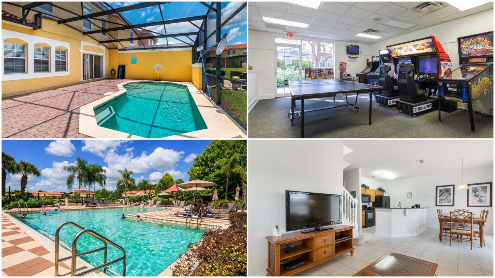 Encantada Rose - A 4 Bed Townhouse Near Disney Kissimmee Dış mekan fotoğraf